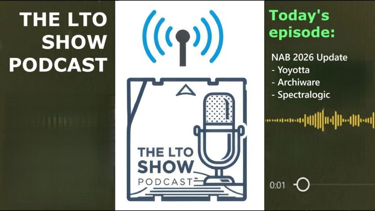 Read more about the article The LTO Show – NAB 2026 Recap (Spectra Logic, YoYotta & Archiware)